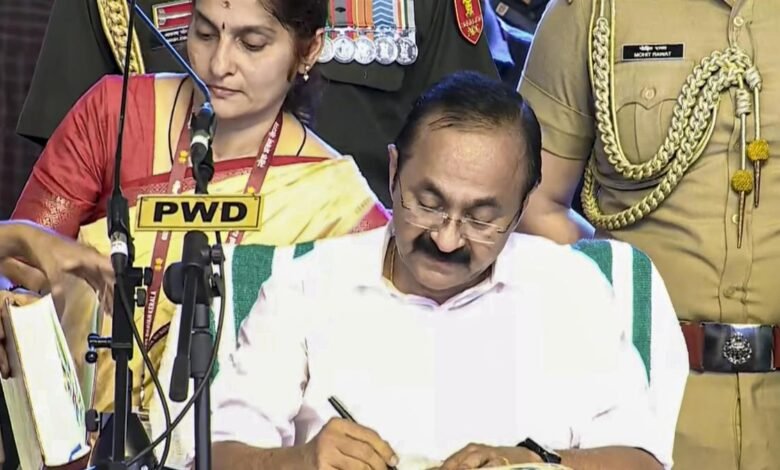V.D. Satheesan sworn in as the new Chief Minister of Kerala
