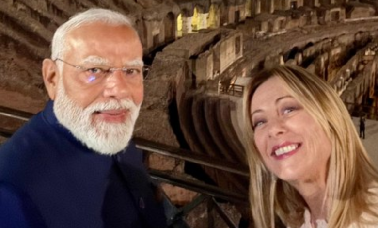 'Melodi' moment in Rome: Italy PM Meloni welcomes 'friend' PM Modi with selfie and a warm message