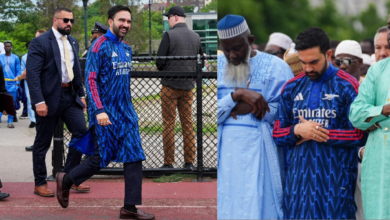 Arsenal Thobe for Eid? Zohran Mamdani goes viral in bold football-themed outfit at Eid al-Adha celebration