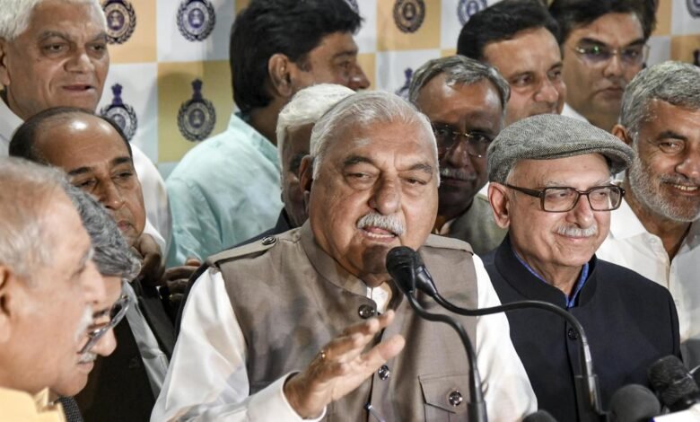 Congress expands monitoring committee to oversee Haryana’s SIR exercise; Hooda flays BJP